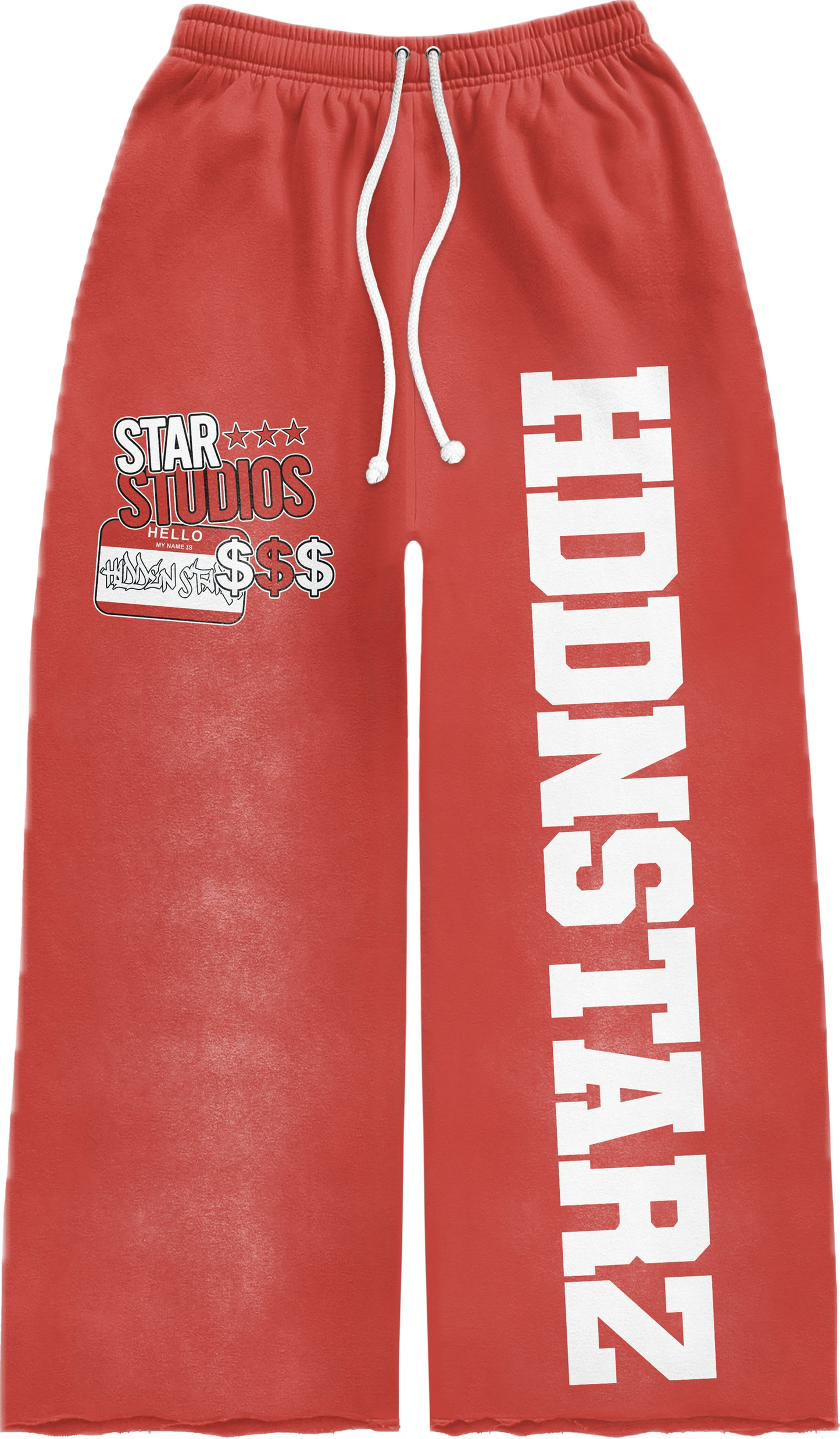 Star Studios Red Acid Wash Pants